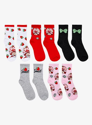 Strawberry Shortcake Berry Quarter Crew Sock Set