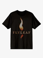 Flyleaf Flame Boyfriend Fit Girls T-Shirt