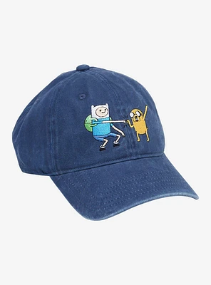 Adventure Time Finn & Jake Fist Bump Embroidered Ball Cap - BoxLunch Exclusive