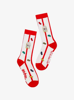 Harry Potter Bertie Bott's Allover Print Crew Socks — BoxLunch Exclusive