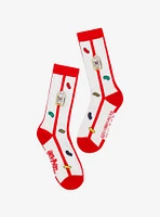 Harry Potter Bertie Bott's Allover Print Crew Socks — BoxLunch Exclusive