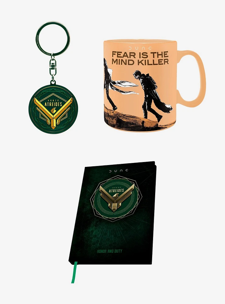 Dune Notebook Mug & Keychain Bundle