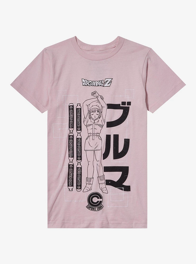 Dragon Ball Z Bulma Boyfriend Fit Girls T-Shirt