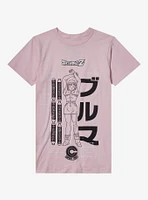 Dragon Ball Z Bulma Boyfriend Fit Girls T-Shirt