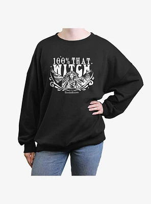 Marvel Agatha 100 % That Witch Girls Oversized Sweatshirt