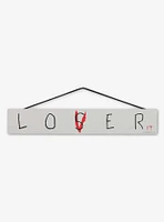 IT Lover & Loser Hanging Wood Wall Decor