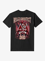 Hazbin Hotel Hell's Greatest Dad Lucifer Garment Dye T-Shirt