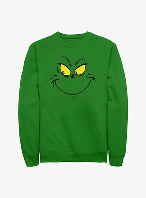 Dr. Seuss Grinch Smile Side Look Sweatshirt