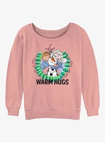 Disney Frozen Warm Hugs Girls Slouchy Sweatshirt