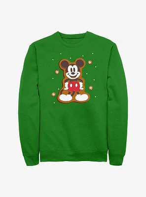 Disney Mickey Mouse Holiday Gingerbread Sweatshirt