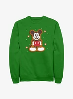 Disney Mickey Mouse Holiday Gingerbread Sweatshirt