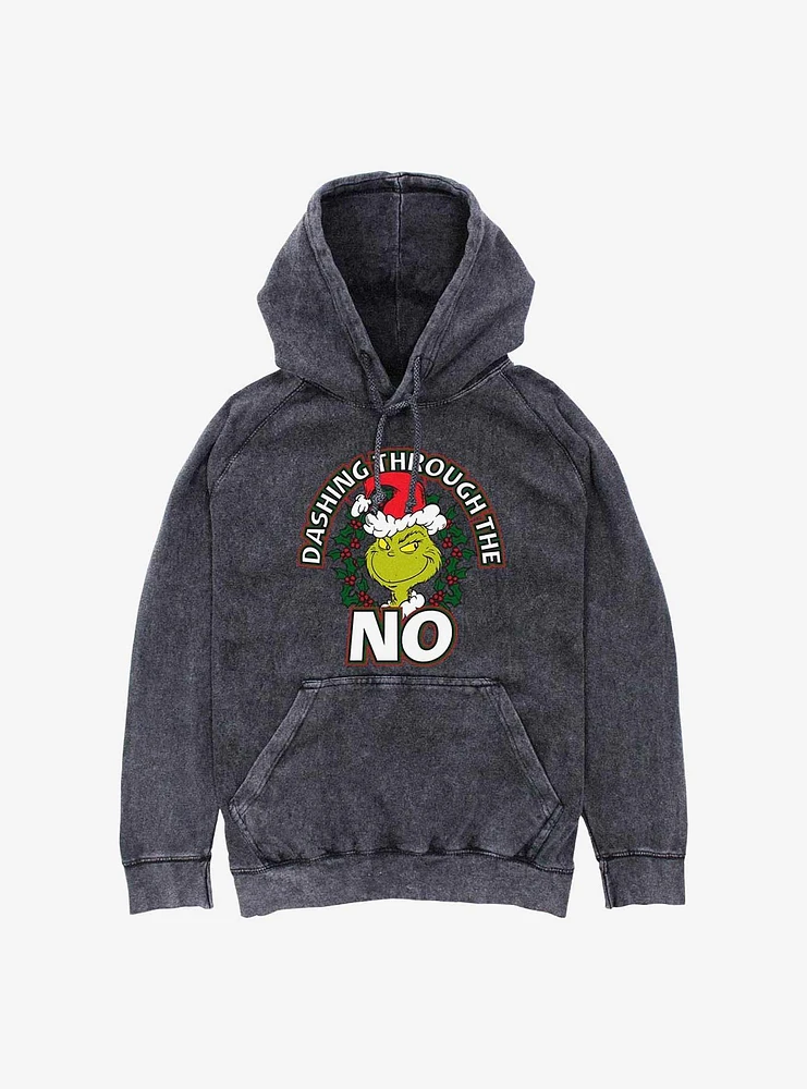 Dr. Seuss Grinch Dashing Through The No Mineral Wash Hoodie