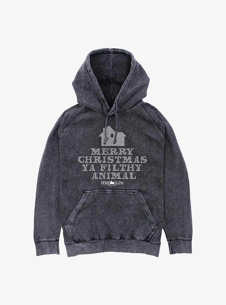 Home Alone Merry Christmas Ya Filthy Animal Mineral Wash Hoodie