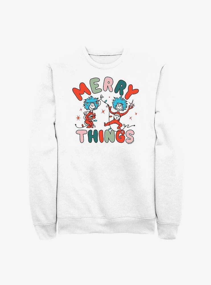 Dr. Seuss Merry Things Sweatshirt