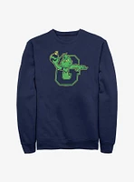 Dr. Seuss Collegiate Grinch Sweatshirt