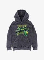 Dr. Seuss Mean Grinch Mineral Wash Hoodie