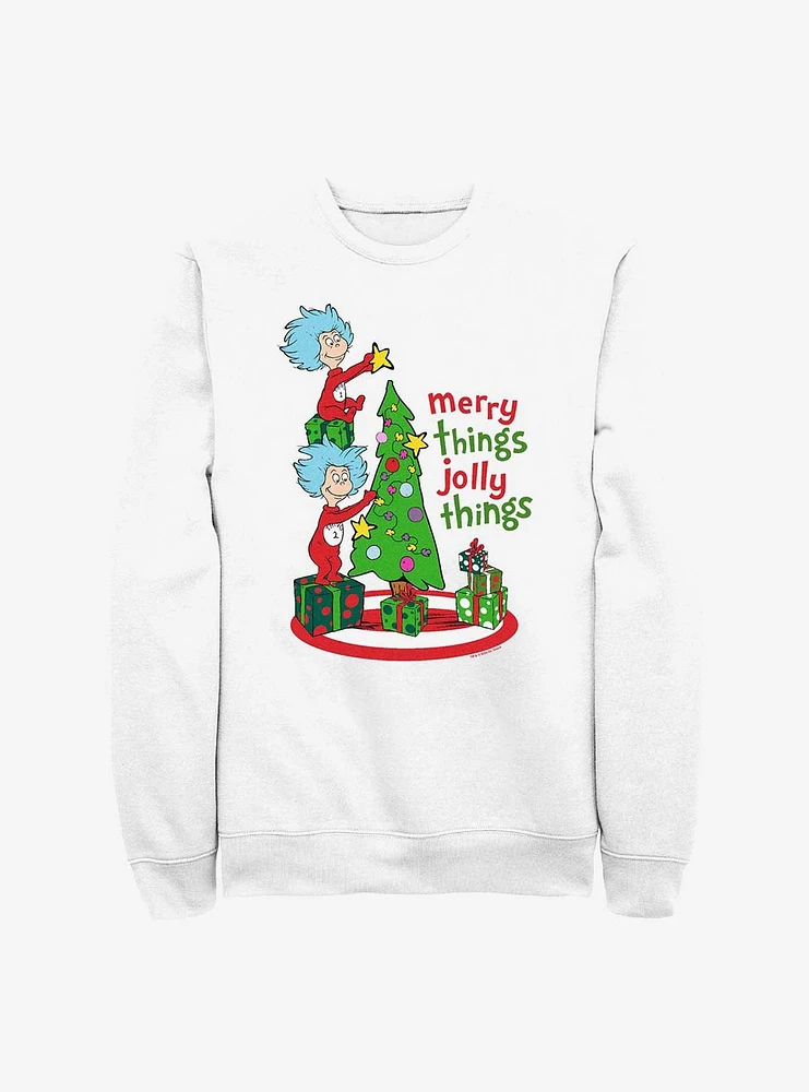 Dr. Seuss Merry Things Jolly Sweatshirt