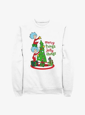 Dr. Seuss Merry Things Jolly Sweatshirt