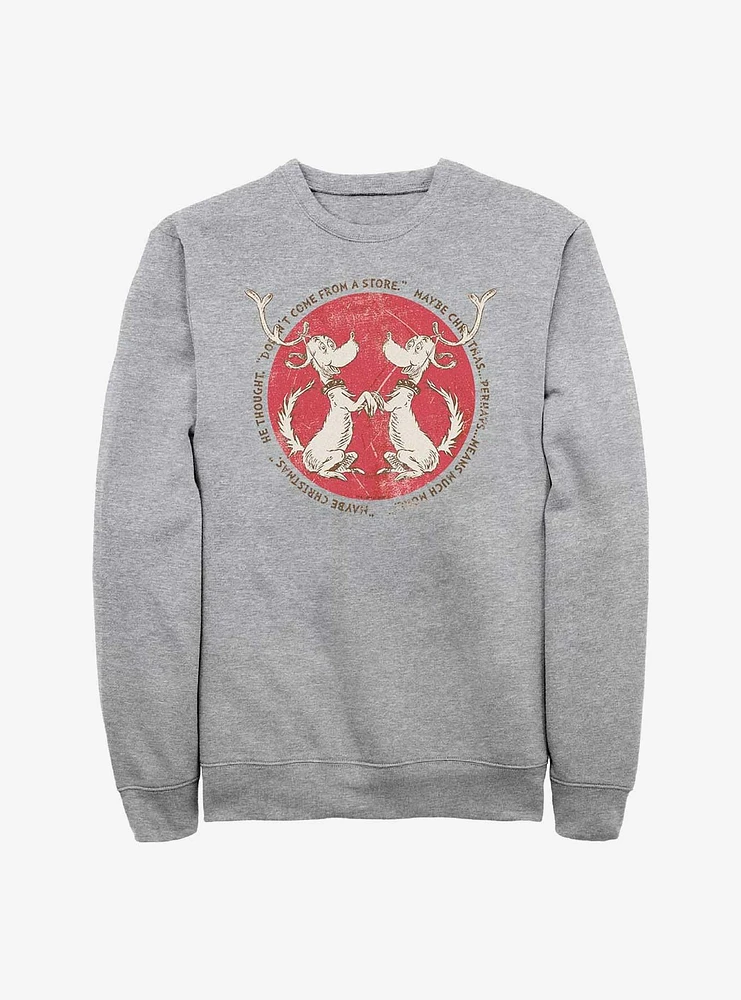 Dr. Seuss Christmas Means More Max Sweatshirt