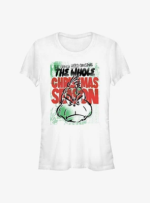 Dr. Seuss Hated Christmas Season Girls T-Shirt