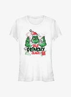 Dr. Seuss Grinchy Claus Girls T-Shirt