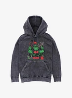 Dr. Seuss Grinchy Claus Mineral Wash Hoodie