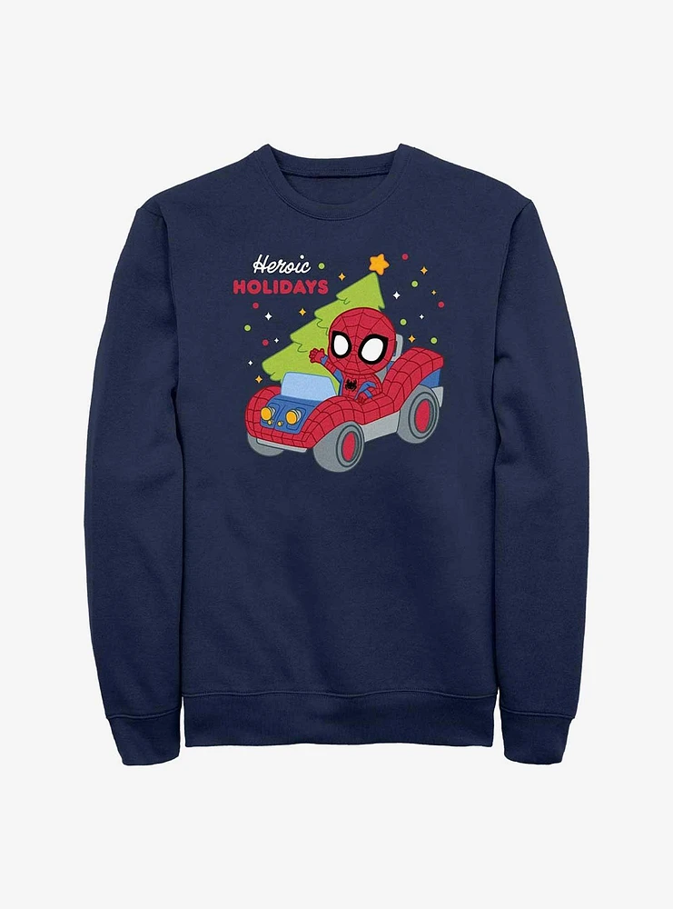 Marvel Spider-Man Car Sweatshirt