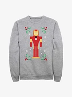 Marvel Iron Man Mistletoe Framed Sweatshirt