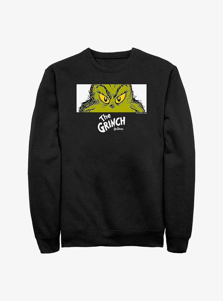 Dr. Seuss Grinch Eyes Sweatshirt