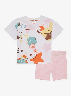 Sanrio Hello Kitty and Friends Snack Time Toddler Shirt Shorts Set — BoxLunch Exclusive