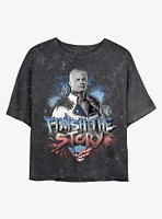 WWE Cody Rhodes Finish The Story Mineral Wash Girls Crop T-Shirt