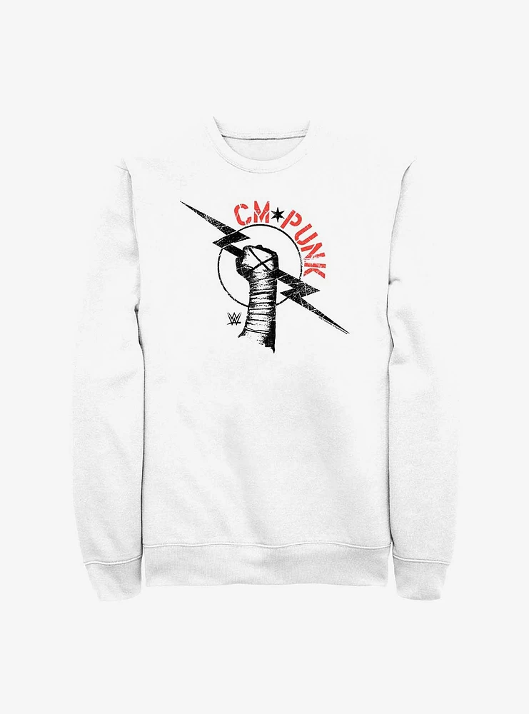 WWE CM Punk Lightning Bolt Icon Sweatshirt