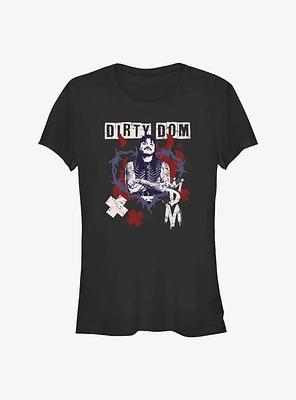 WWE Dirty Dominik Mysterio Portrait Girls T-Shirt