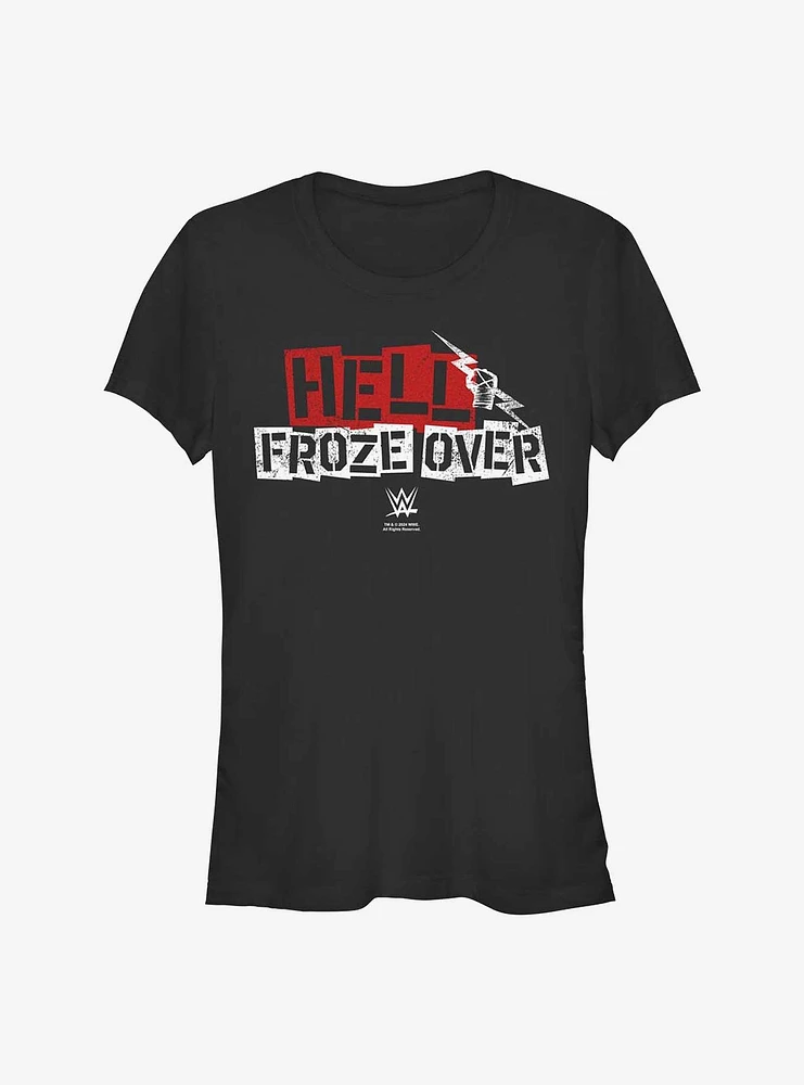 WWE CM Punk Hell Froze Over Girls T-Shirt