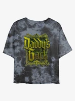 WWE Daddys Back RKO Randy Orton Tie Dye Crop Girls T-Shirt