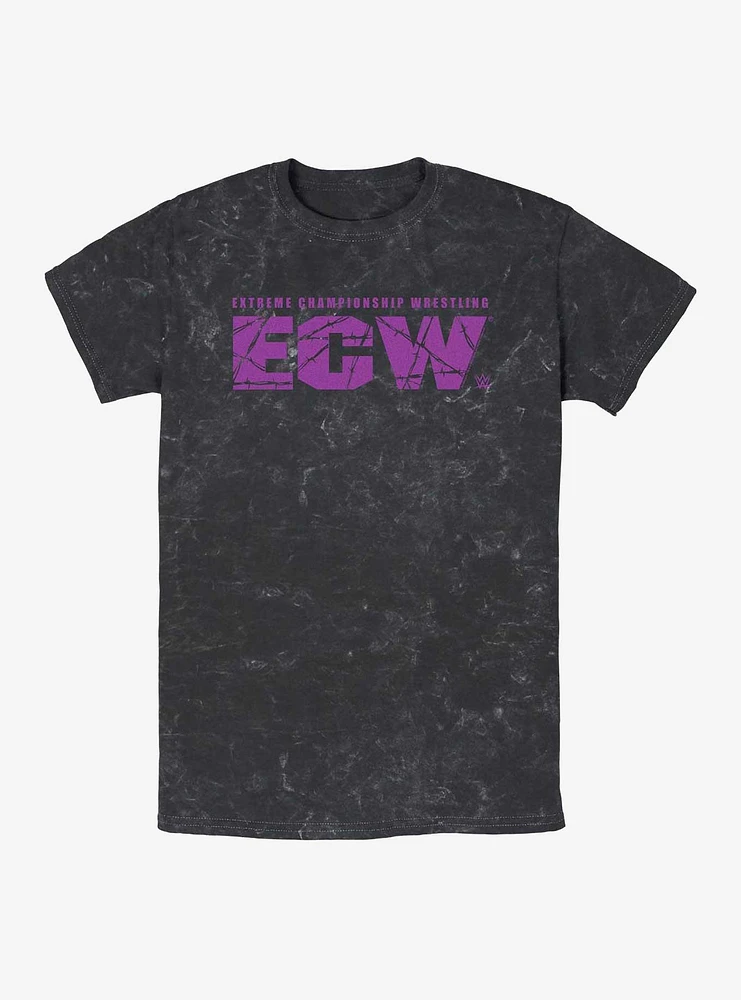 WWE ECW Logo Mineral Wash T-Shirt