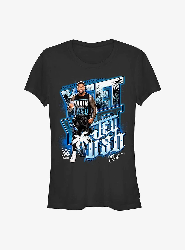 WWE Jey Uso Yeet Portrait Girls T-Shirt