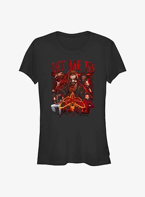 WWE Bray Wyatt The Fiend Collage Girls T-Shirt