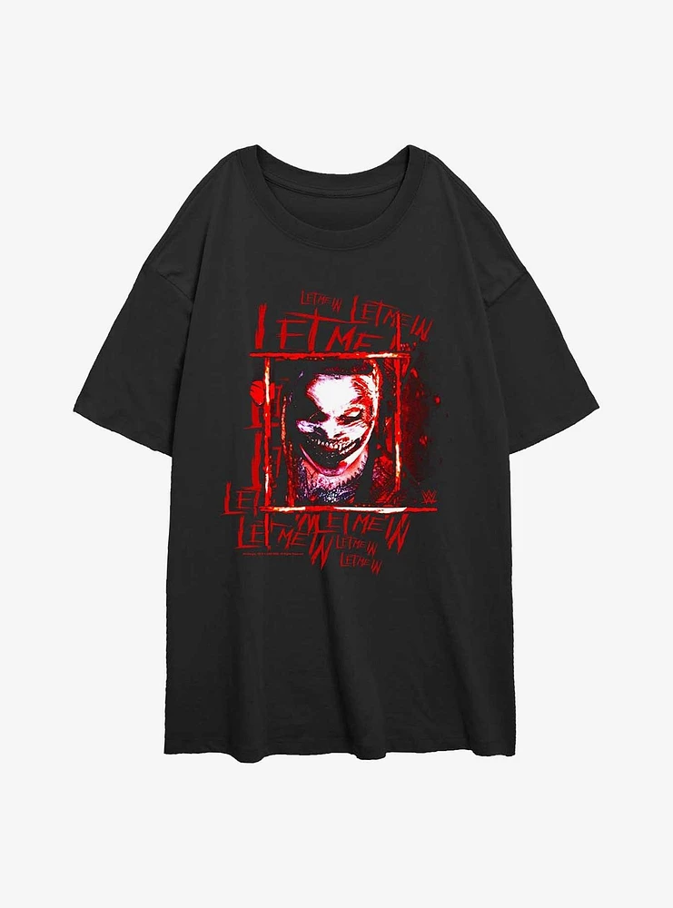 WWE Bray Wyatt The Fiend Let Me Frame Girls Oversized T-Shirt