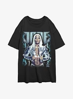 WWE Jade Cargill Storm Portrait Girls Oversized T-Shirt