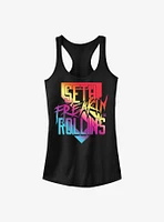 WWE Seth Freakin Rollins Multicolor Logo Girls Tank