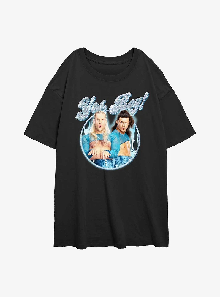 WWE Pretty Deadly Yes Boy Girls Oversized T-Shirt