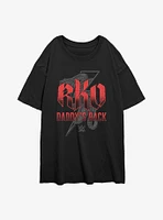 WWE Randy Orton RKO Daddys Back Girls Oversized T-Shirt