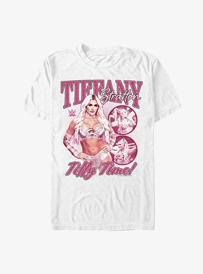 WWE Tiffany Stratton Tiffy Time Collage T-Shirt