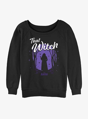 Marvel Agatha That Witch Girls Slouchy Sweatshirt