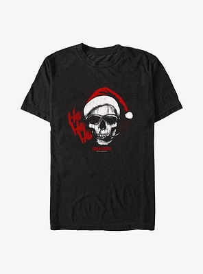 Call of Duty Skull Santa Hat T-Shirt