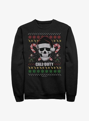 Call of Duty Ugly Christmas Skull Sweatshirt