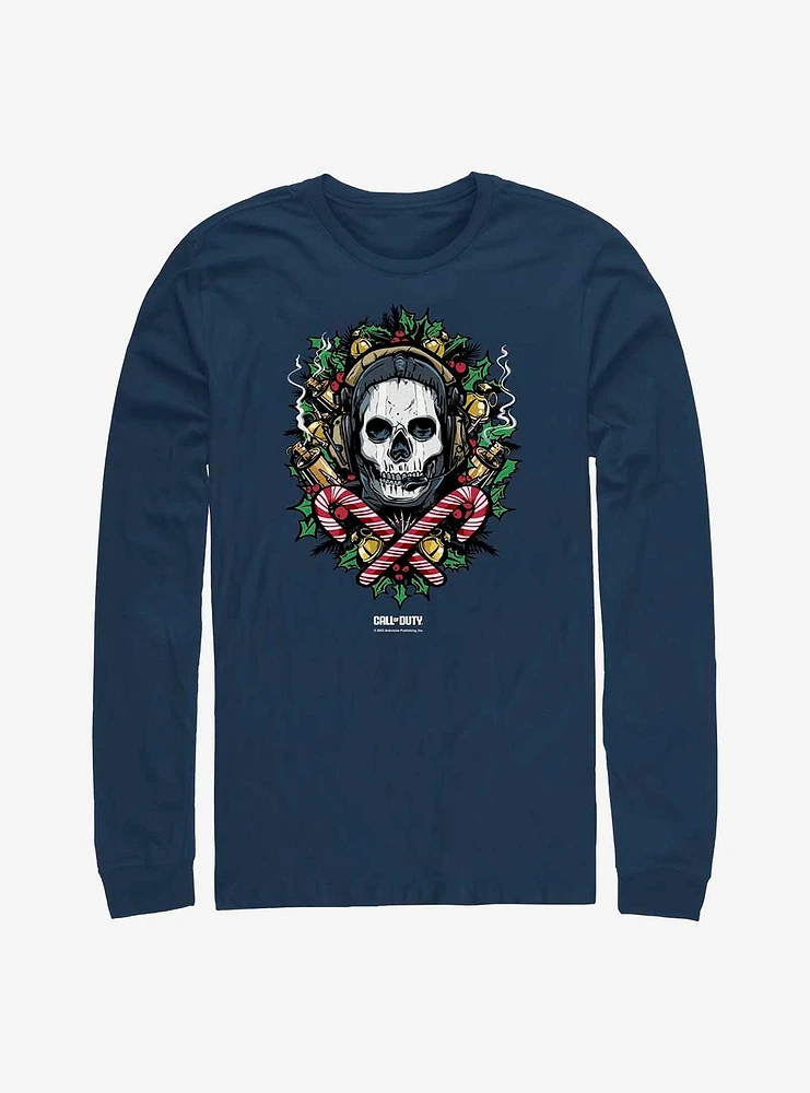 Call of Duty Warfare Wreath Long-Sleeve T-Shirt