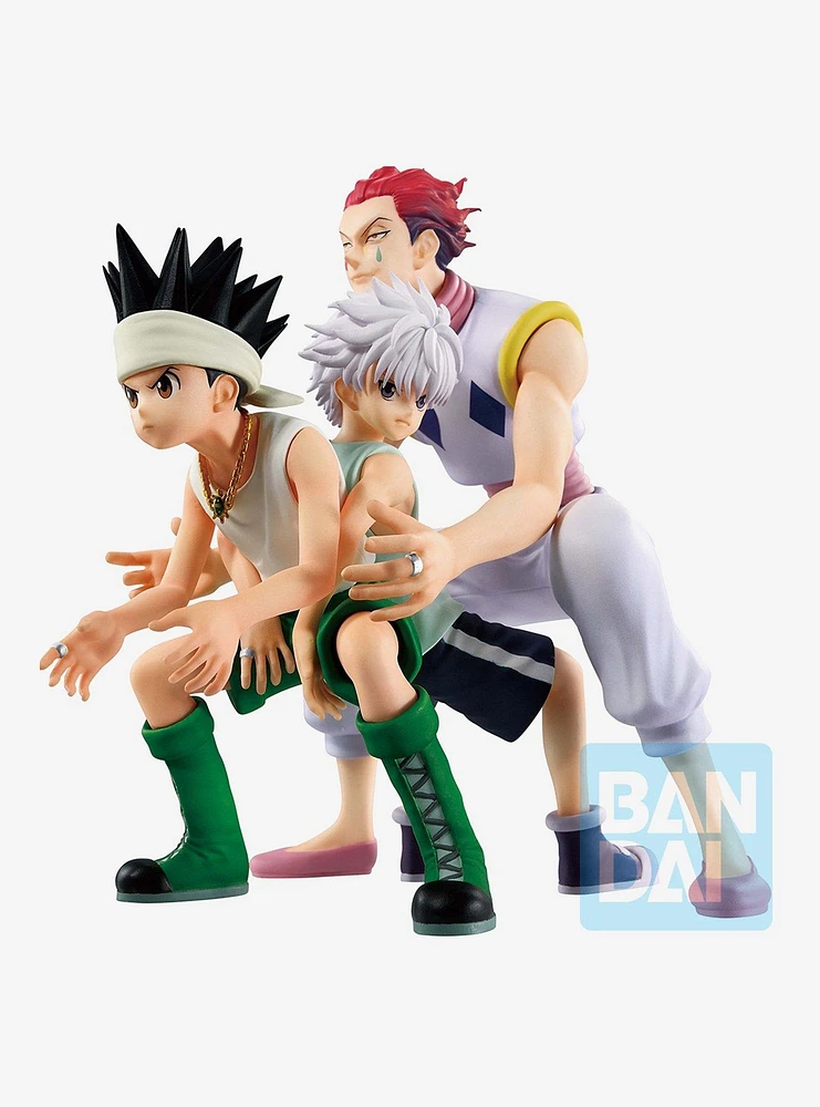 Bandai Spirits Hunter x Hunter Ichibansho Revible Moment Gon x Killua x Hisoka (Greed Island) Figure