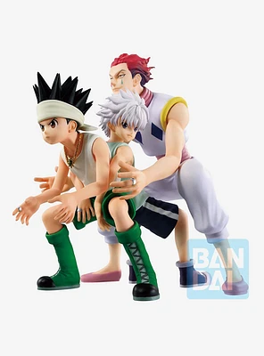 Bandai Spirits Hunter x Hunter Ichibansho Revible Moment Gon x Killua x Hisoka (Greed Island) Figure